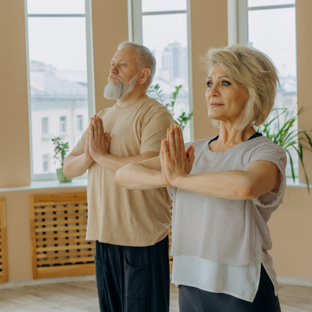 mountain pose for seniors